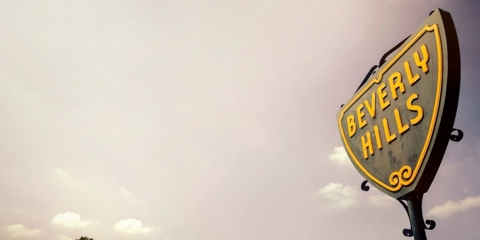 image of the small Beverly Hills neighborhood sign